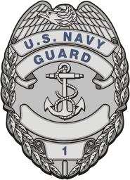 U.S. Navy Guard, badge - vector image