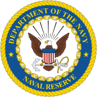США, печать Резерва ВМС - векторное изображение