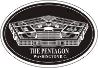 U.S. Department of Defense, Pentagon plaque - vector image