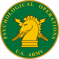 U.S. Army Psychological Operations Corps, branch plaque