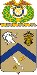 U.S. Army Quartermaster Corps, regimental coat of arms - vector image