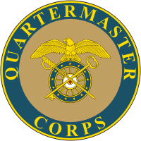 Вооруженные силы США, нарукавный знак (нашивка) частей хозяйственного снабжения - векторное изображение