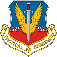 Vector clipart: U.S. Air Force Tactical Air Command (TAC), emblem