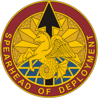 U.S. Transportation Command (TRANSCOM), distinctive unit insignia - vector image