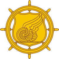 Вооруженные силы США, эмблема транспортных войск - векторное изображение