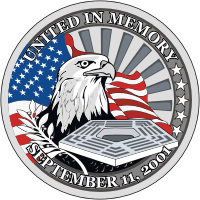 U.S. Army, United in Memory Emblem (2001/09/11) - vector image