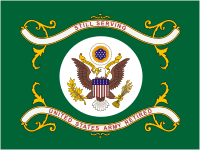 Вооруженные силы США, флаг армии для офицеров в отставке