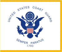 U.S. Coast Guard, banner (flag) - vector image