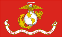 Векторный клипарт: Морская пехота США, флаг