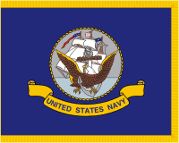 Vector clipart: U.S. Navy, flag