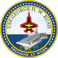 U.S. Navy USS George H. W. Bush (CVN-77), supercarrier emblem