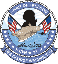 U.S. Navy USS George Washington (CVN-73), supercarrier emblem