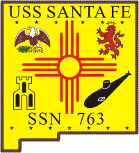 U.S. Navy USS Santa Fe (SSN-763), submarine emblem