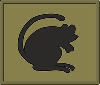 British 4th Infantry Brigade and Headquarters North East (The Black Rats), sleeve insignia