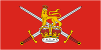 Vector clipart: British Army, non-ceremonial flag