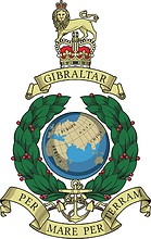 Vector clipart: British Corps of Royal Marines (RM), badge