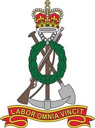 British Army Royal Pioneer Corps, former badge