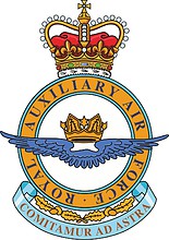 Vector clipart: British Royal Auxiliary Air Force (RAuxAF), badge