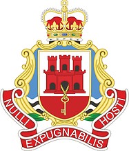 Brtish Army Royal Gibraltar Regiment, badge