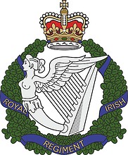 Vector clipart: British Army Royal Irish Regiment, badge