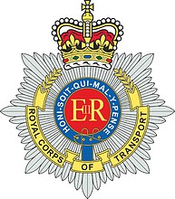 Британский Королевский транспортный корпус, эмблема - векторное изображение