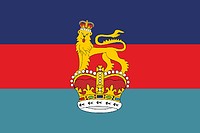 Министерство обороны Великобритании, флаг министра - векторное изображение