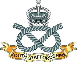 British South Staffordshire Regiment, badge