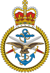 British Armed Forces, Combined Services badge - vector image