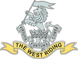 British The Duke of Wellington`s Regiment (West Riding), badge