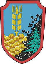 Vector clipart: Solton rayon (Altai krai), coat of arms (2020)