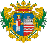 Győr (Hungary), coat of arms - vector image