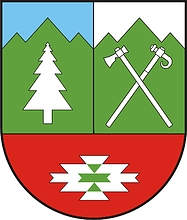 Косовский район (Ивано-Франковская область), герб (2002 г.) - векторное изображение