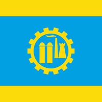 Vector clipart: Kramatorsk (Donetsk oblast), flag (#2)