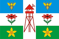Besstrashnaya (Krasnodar krai), flag - vector image