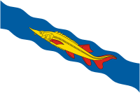 Eisk (Krasnodar krai), flag - vector image