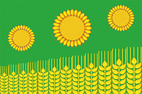 Ильинское (Краснодарский край), флаг - векторное изображение