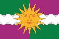 Калужская (Краснодарский край), флаг - векторное изображение