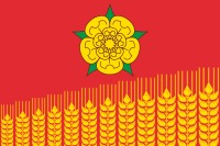 Красное (Краснодарский край), флаг - векторное изображение
