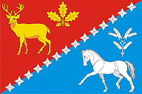 Октябрьский (Красноармейский район, Краснодарский край), флаг - векторное изображение