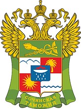 Sochi Customs, emblem - vector image