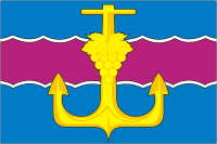 Temryuk rayon (Krasnodar krai), flag - vector image