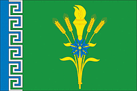 Трёхсельское (Краснодарский край), флаг - векторное изображение