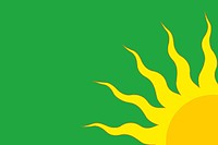 Vostochnaya (Krasnodar krai), flag - vector image