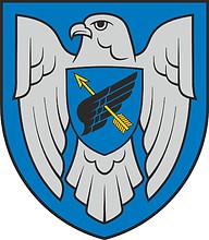 Vector clipart: Lithuanian Air Force Air Defense Battalion, emblem
