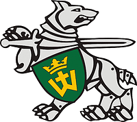 Lithanian King Mindaugas Mechanised Infantry Battalion, former emblem - vector image
