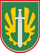 Векторный клипарт: Логистический центр ВС Литвы, бывшая эмблема