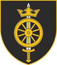 Vector clipart: Lithuanian Grand Duke Vytenis General Support Battalion, emblem