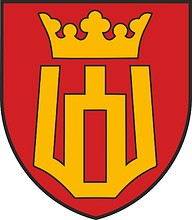 Штабной батальон имени Великого князя литовского Гядиминаса, эмблема - векторное изображение