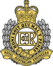 Royal Australian Engineers (RAE), badge - vector image