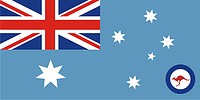 Королевские военно-воздушные силы Австралии, флаг - векторное изображение